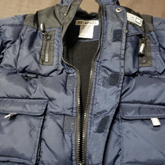 CCM Puffer Jacket Hockey Winter Snow Insulated Blue Colour Zip Up 18 Month Size - Picture 6 of 13